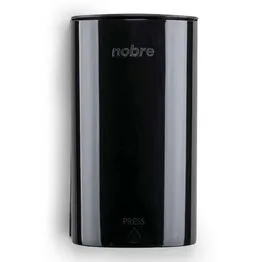 Dispenser Mini para Sabonete Líquido ou Álcool Gel 500ml com Reservatório Válvula XPRO Preto - Nobre