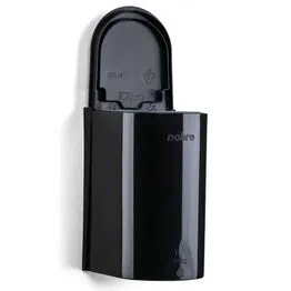 Dispenser Mini para Sabonete Líquido ou Álcool Gel 500ml com Reservatório Válvula XPRO Preto - Nobre