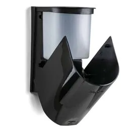 Dispenser Mini para Sabonete Líquido ou Álcool Gel 500ml com Reservatório Válvula XPRO Preto - Nobre