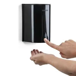 Dispenser Mini para Sabonete Líquido ou Álcool Gel 500ml com Reservatório Válvula XPRO Preto - Nobre