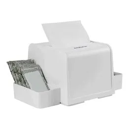 Dispenser para Guardanapo Interfolhado com Porta-Sachê Branco - Nobre