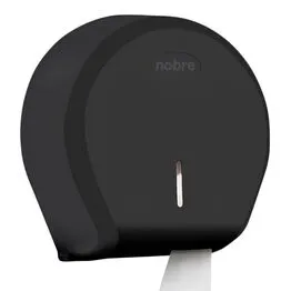 Dispenser para Papel Higiênico Rolão 300/500m - Preto New Classic - Nobre