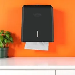 Dispenser para Papel Toalha 1/3 Dobra - Preto New Classic - Nobre