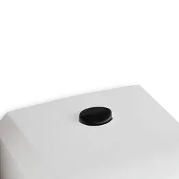 Dispenser para Sabonete Espuma 800ml com Reservatório - Preto/Branco New Classic - Nobre