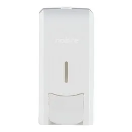 Dispenser para Sabonete Líquido ou Álcool Gel 800ml com Reservatório - Branco New Classic - Nobre