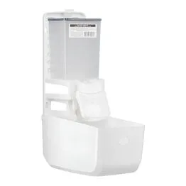 Dispenser para Sabonete Líquido ou Álcool Gel 800ml com Reservatório - Branco New Classic - Nobre
