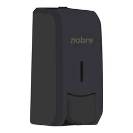 Dispenser para Sabonete Líquido ou Álcool Gel 800ml com Reservatório - Preto New Classic - Nobre