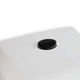 Dispenser para Sabonete Líquido ou Álcool Gel 800ml sem Reservatório - Preto/Branco New Classic - Nobre