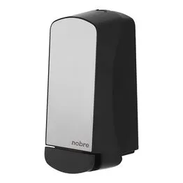 Dispenser para Sabonete ou Álcool Espuma 800ml com Reservatório - Inox Escovado Select - Nobre