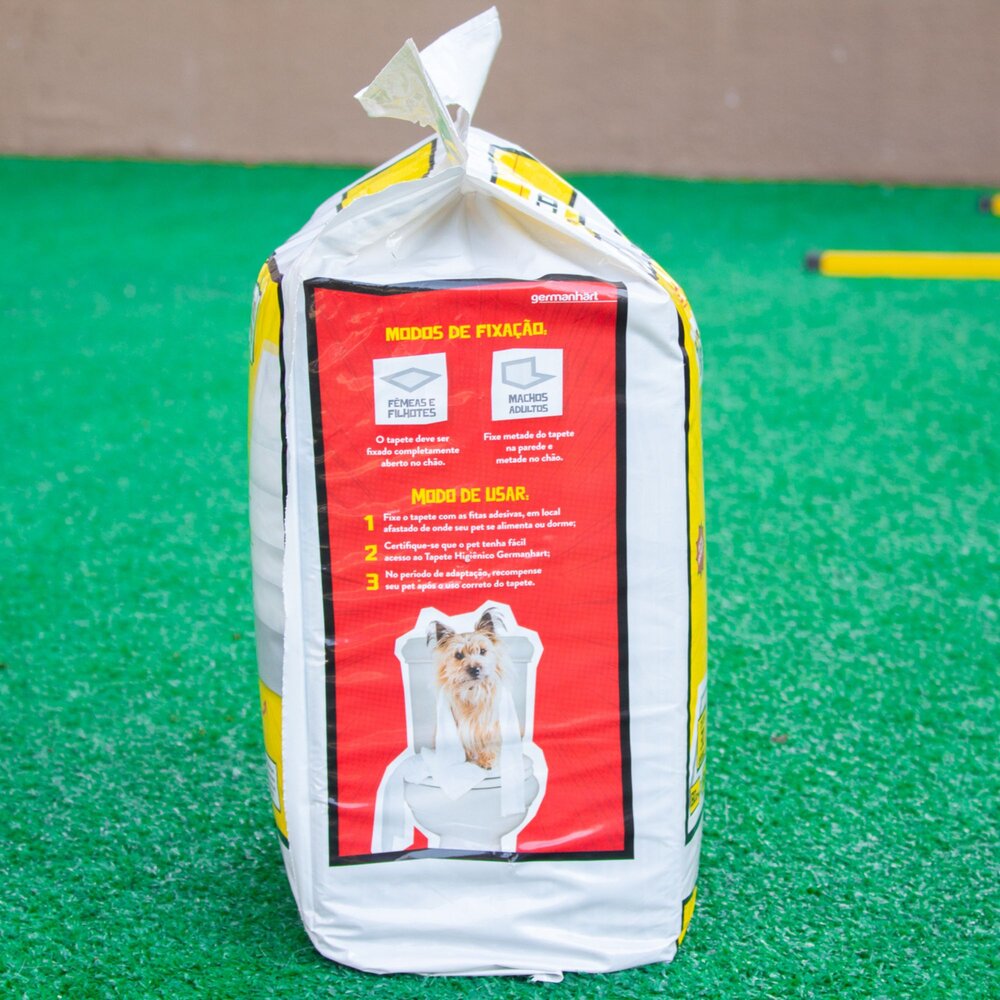 Kit 30 Tapetes Higiênicos Pet Germanhärt 6 Camadas 80x60cm para Cães Grande