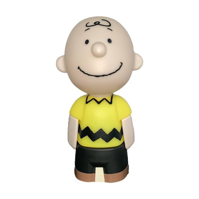 Luminária 3D Charlie Brown Snoopy Luz Difusa Decoração Criativa