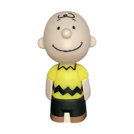 Luminária 3D Charlie Brown Snoopy Luz Difusa Decoração Criativa