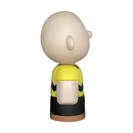 Luminária 3D Charlie Brown Snoopy Luz Difusa Decoração Criativa