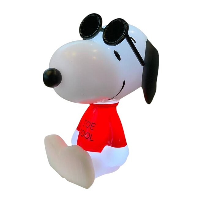 Luminária 3D Snoopy Joe Cool Luz Difusa Decoração Criativa