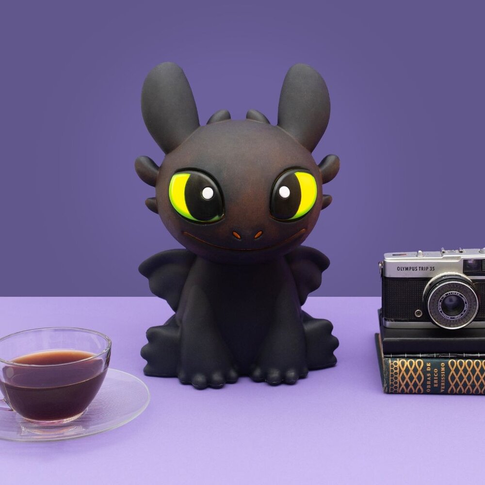 Luminária 3D Banguela Como Treinar o Seu Dragão 110/220V Oficial