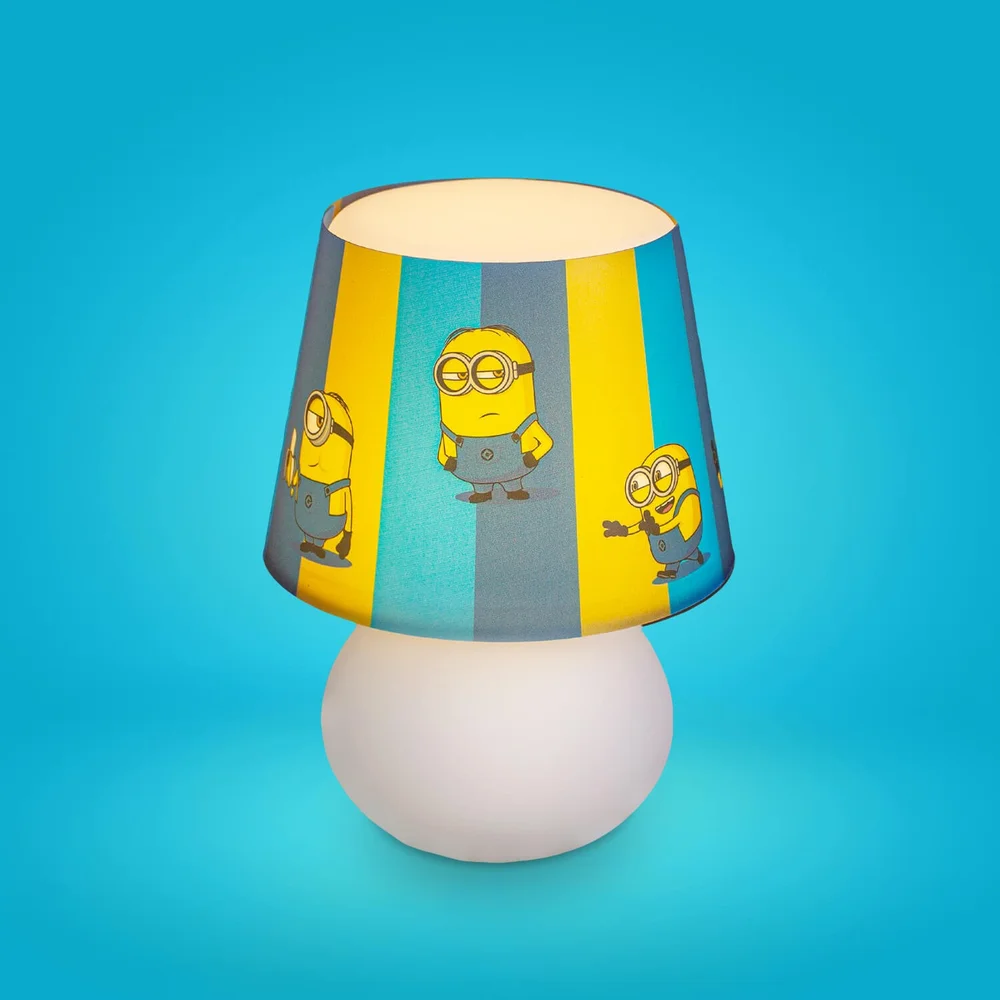 Abajur Luminária Minions Bivolt Oficial Universal Luz Difusa Micro Lampe