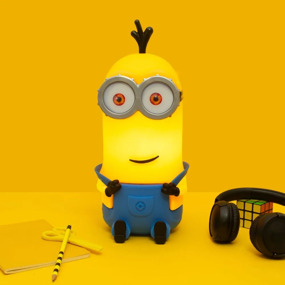 Luminária 3D Minion Kevin Bivolt Oficial Universal Decoração Infantil