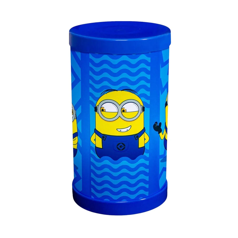 Luminária Abajur Minions Bivolt Oficial Universal Decoração Infantil