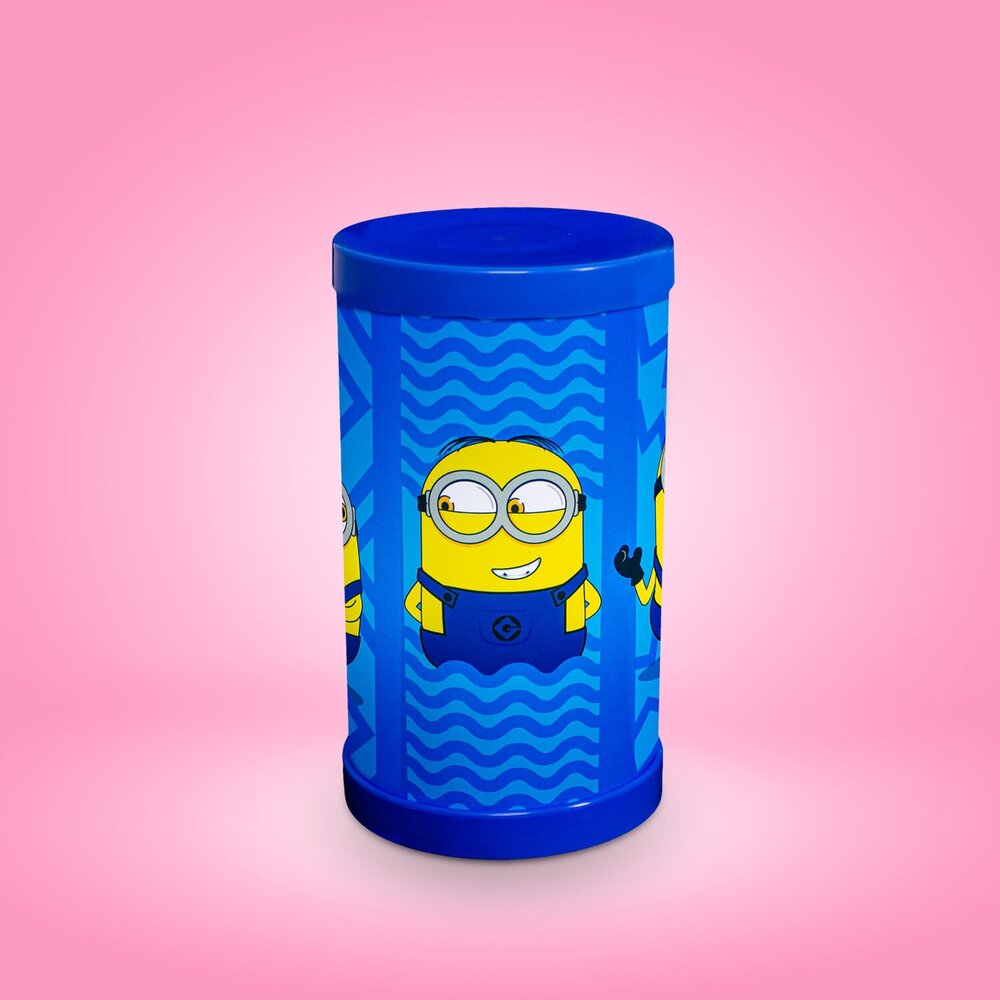 Luminária Abajur Minions Bivolt Oficial Universal Decoração Infantil