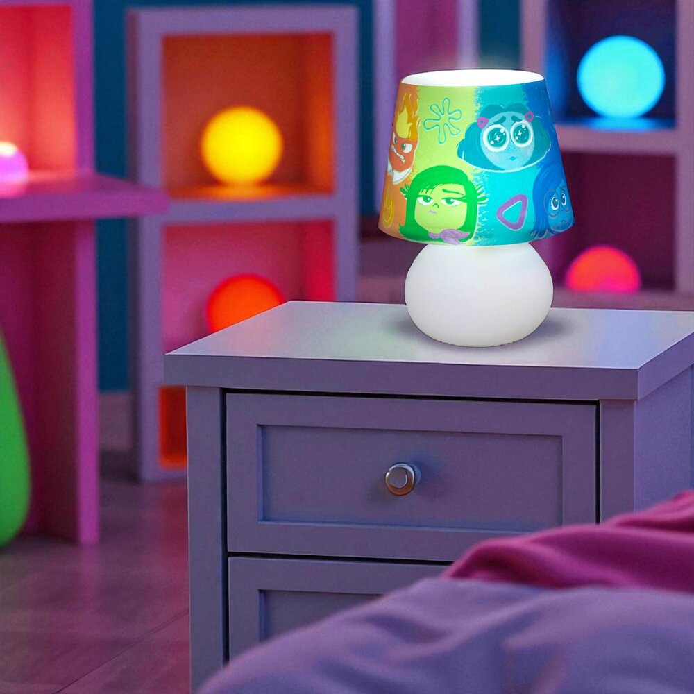 Abajur Luminária Divertidamente Bivolt Disney Luz Difusa Decoração