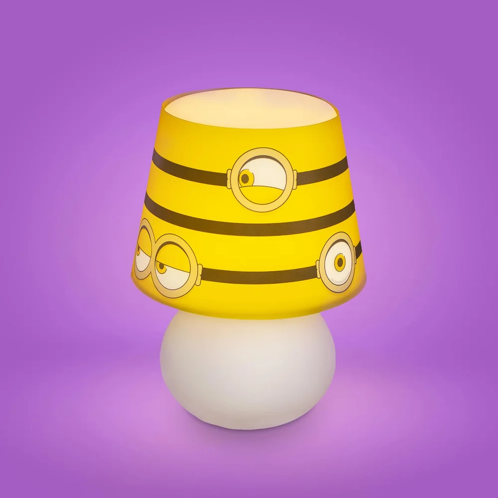 Abajur Luminária Minions Óculos Bivolt Universal Luz Difusa Decoração