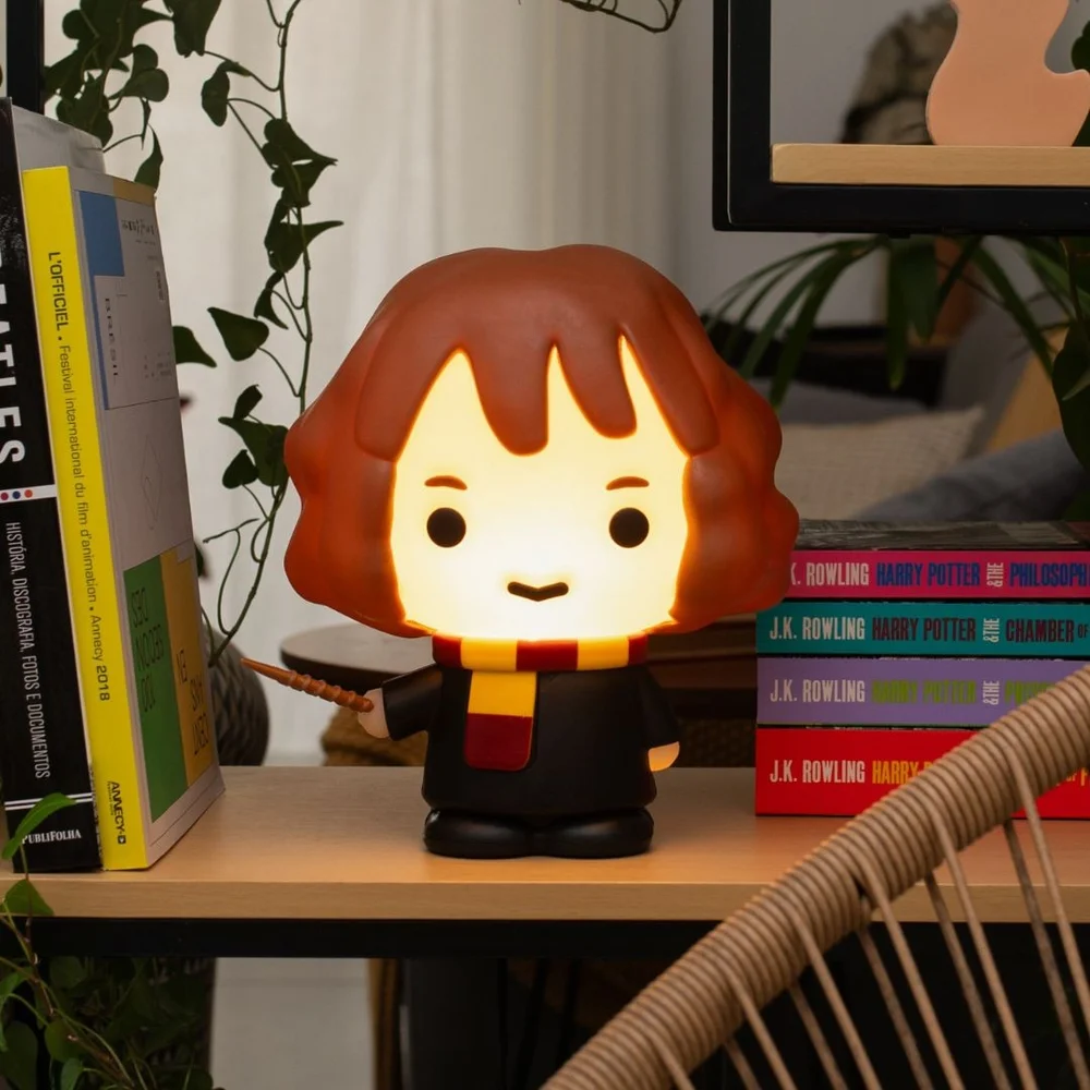 Luminária 3D Hermione Harry Potter Oficial Decoração Criativa