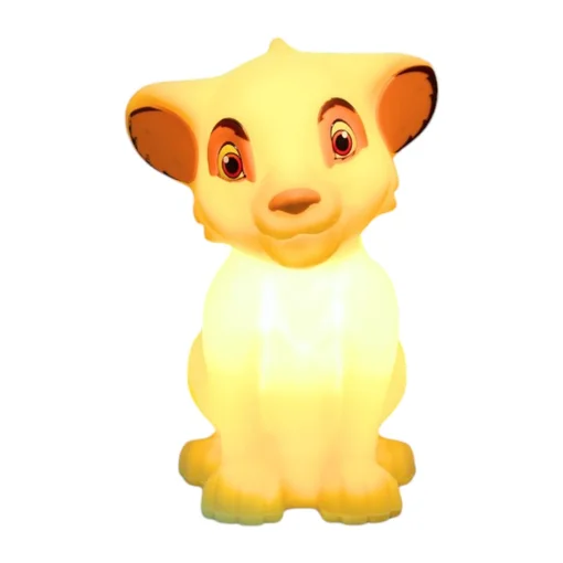 Luminária 3D Rei Leão Oficial Disney Decoração Criativa