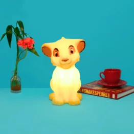 Luminária 3D Rei Leão Oficial Disney Decoração Criativa