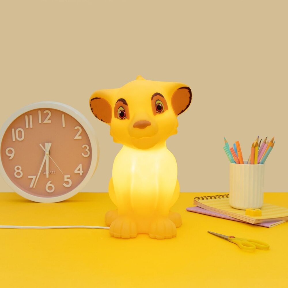 Luminária 3D Rei Leão Oficial Disney Decoração Criativa - Licenciado Disney