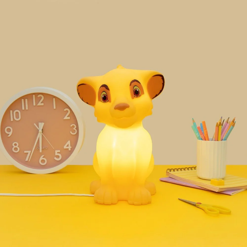 Luminária 3D Rei Leão Oficial Disney Decoração Criativa