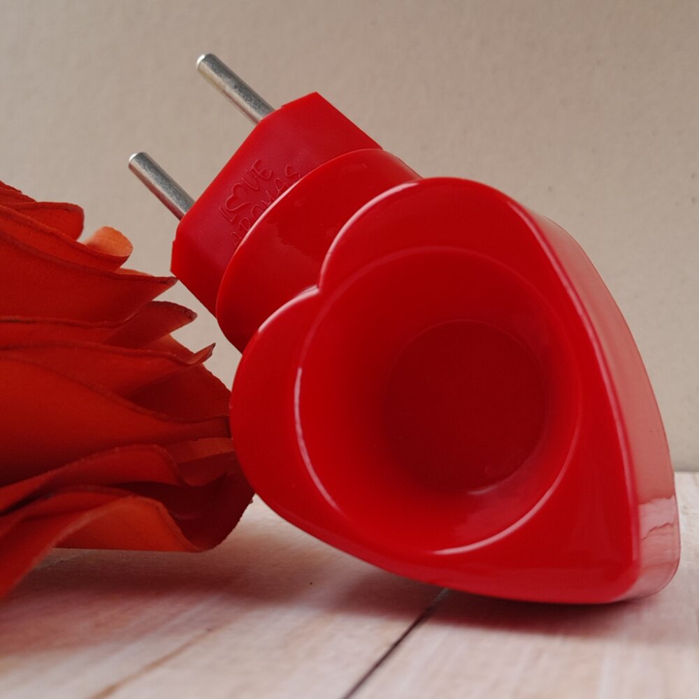 Aromatizador Difusor Elétrico de Essências Love Aromas Bivolt Vermelho
