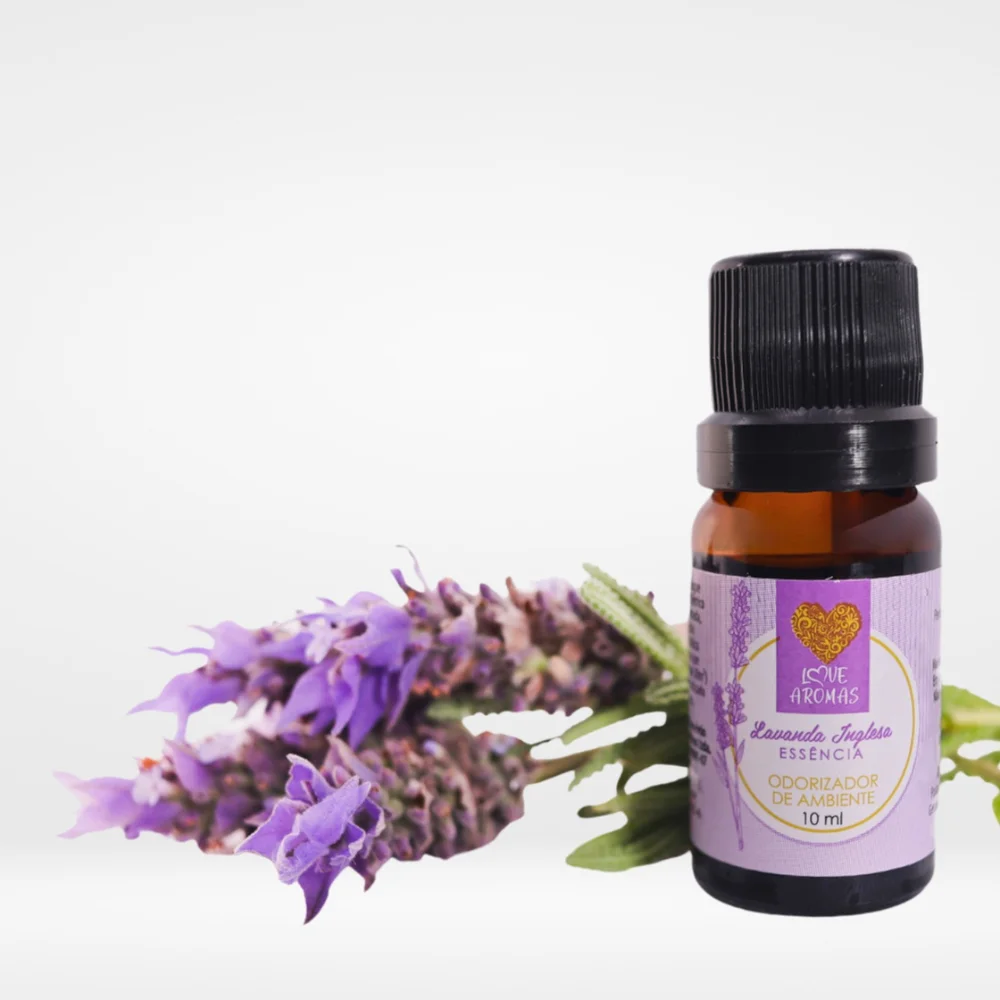 Essência Aromática Lavanda Inglesa 10ml Love Aromas para Difusor Elétrico