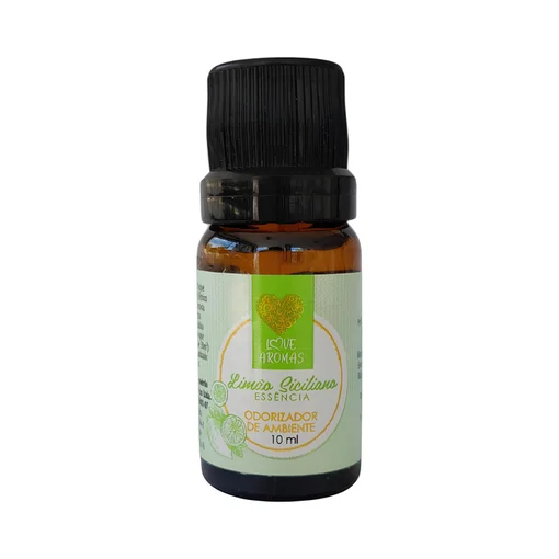 Essência Aromática Limão Siciliano 10ml Love Aromas para Difusor Elétrico