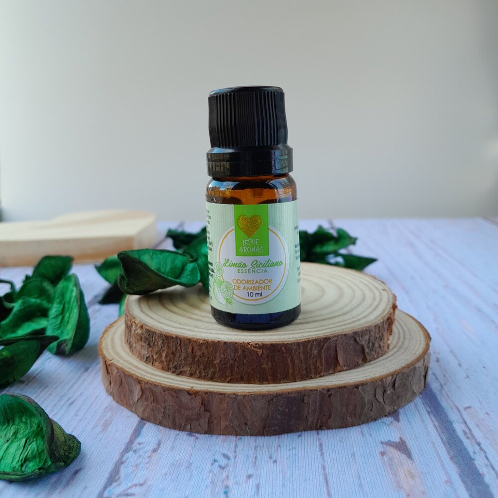 Essência Aromática Limão Siciliano 10ml Love Aromas para Difusor Elétrico