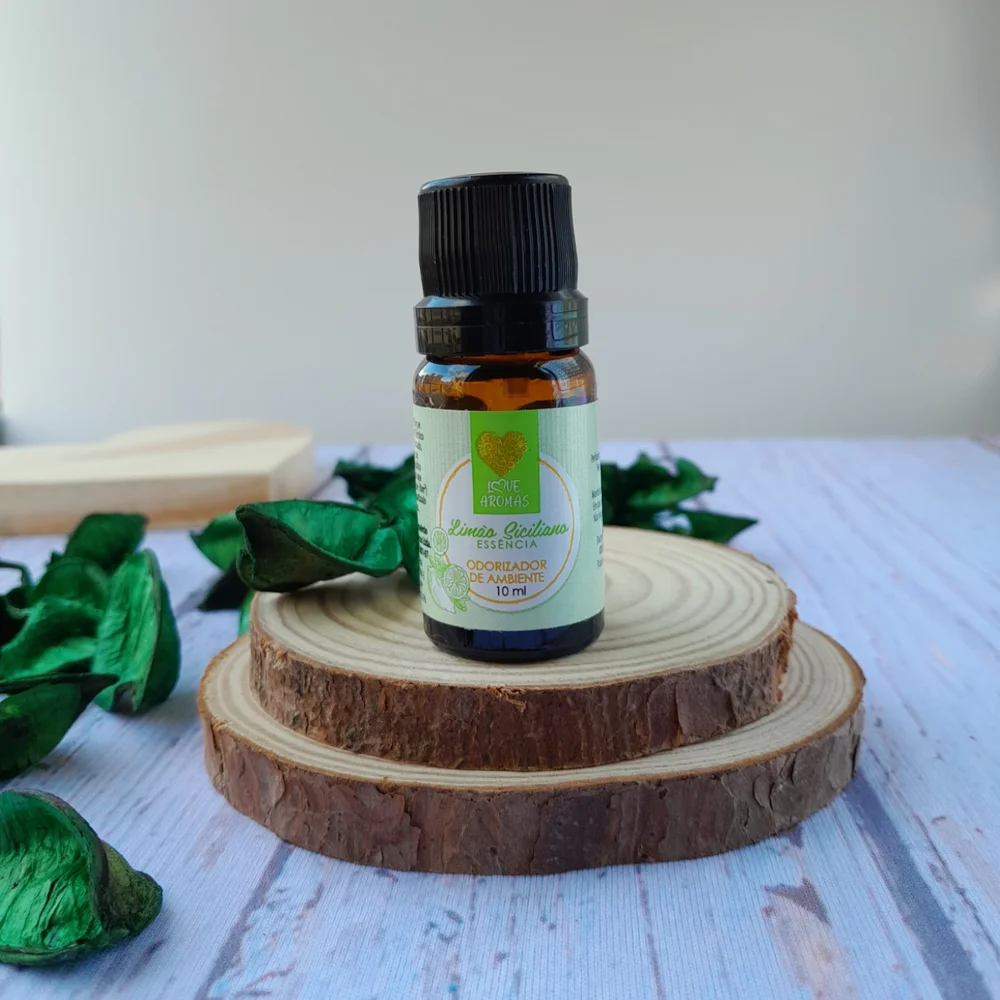 Essência Aromática Limão Siciliano 10ml Love Aromas para Difusor Elétrico