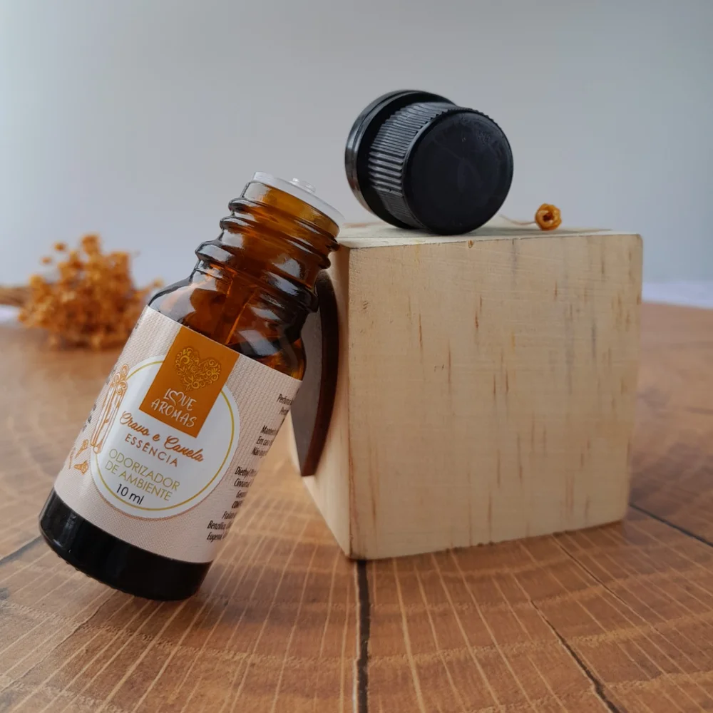 Essência Aromática Cravo e Canela 10ml Love Aromas para Difusor Elétrico