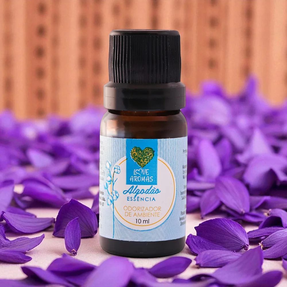 Essência Aromática Algodão 10ml Love Aromas para Difusor Elétrico