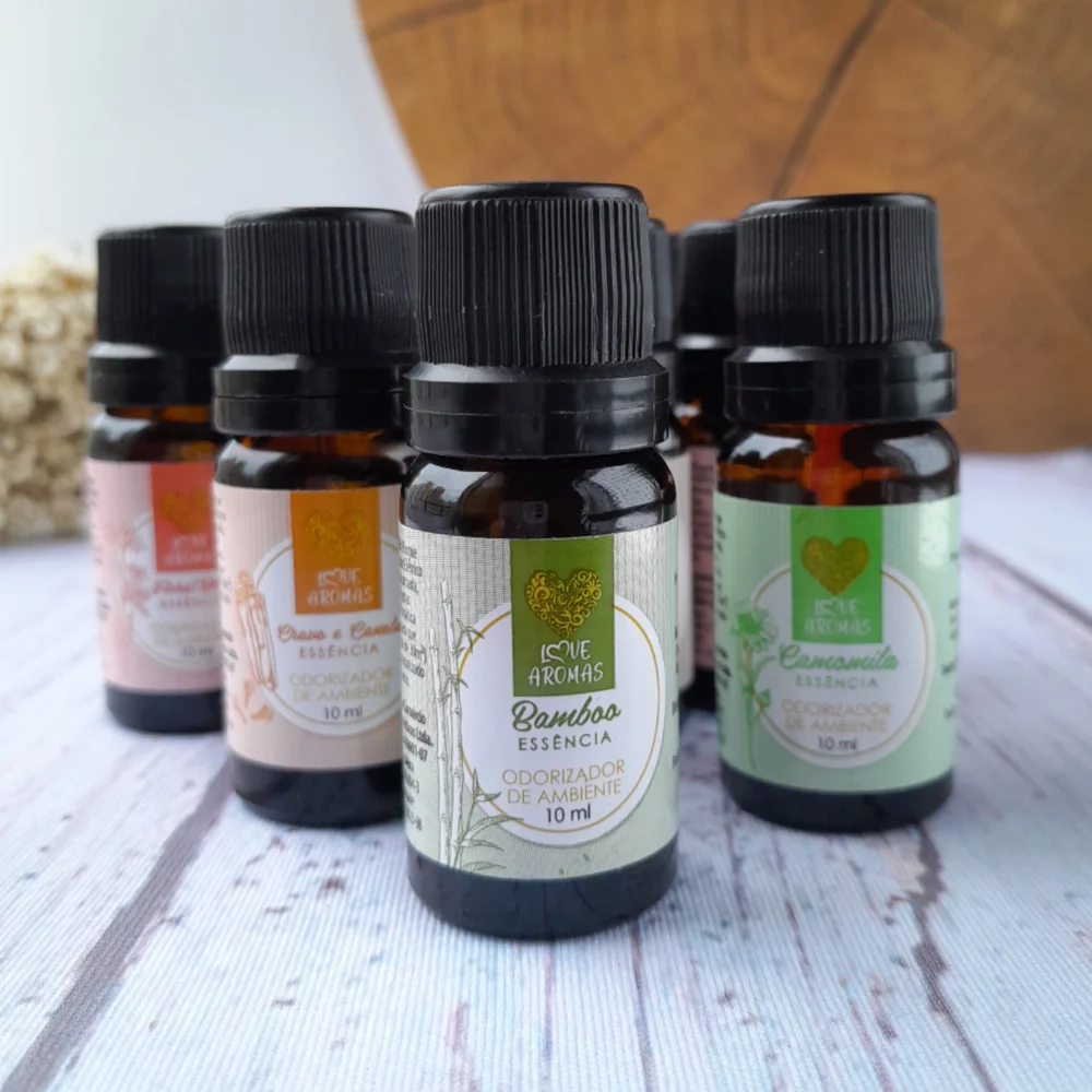 Essência Aromática Capim Limão 10ml Love Aromas para Difusor Elétrico