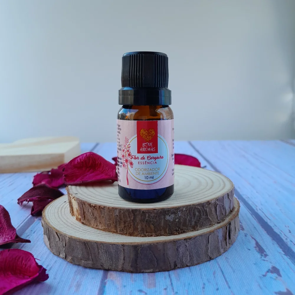 Essência Aromática Flor de Cerejeira 10ml Love Aromas para Difusor Elétrico