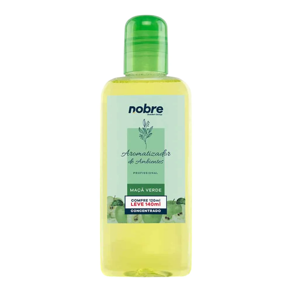 Aromatizante de Ambiente 140ml Nobre - Maçã Verde Concentrado, Perfume Duradouro