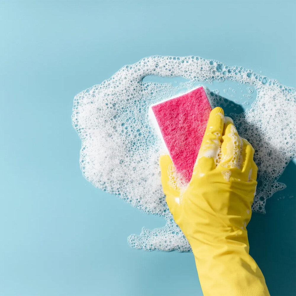 Par de Luvas Nobre Látex P p/ Agentes Químicos Resistente e Segura Amarelo