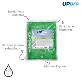 Refil Sabonete Espuma 600ml Erva Doce Up Hand Bag s/ Válvula - UPPRO