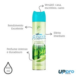 Odorizador de Ambiente Aerossol 400ml Bambu Up Fresh Perfume Duradouro