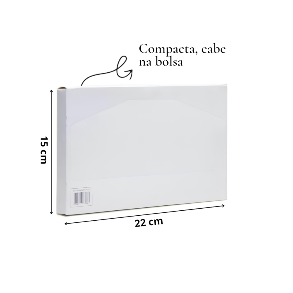 Protetor de Assento Sanitário Descartável c/40un Caixa Pequena