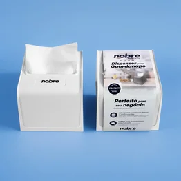 Dispenser para Guardanapo Interfolhado Branco Plástico - Nobre