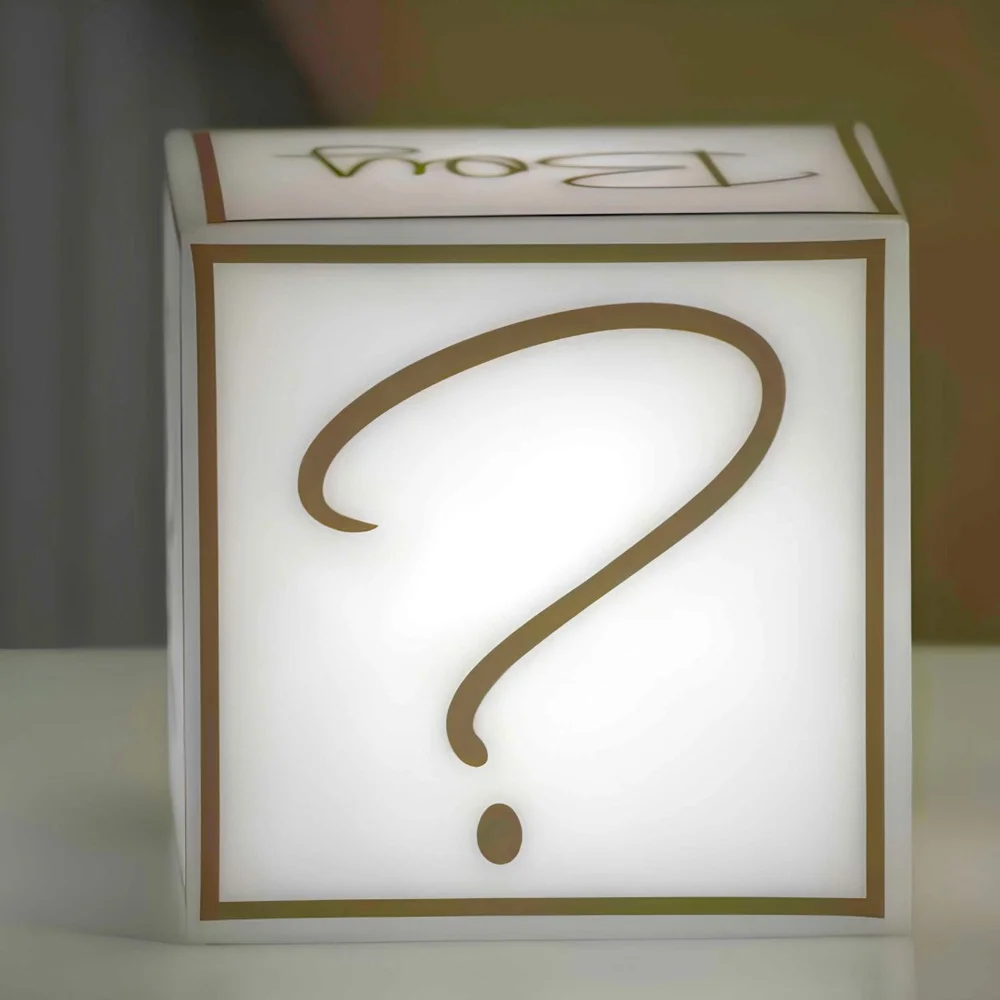 Cubo Iluminado para Chá Revelação com Fio - Boy or Girl?