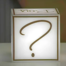 Cubo Iluminado para Chá Revelação sem Fio - Boy or Girl?
