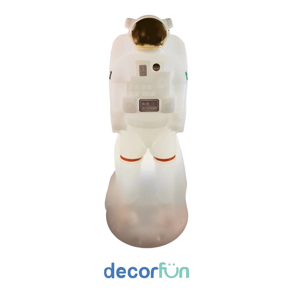 Luminária Astronauta de Mesa 3D Decoração Criativa Bivolt