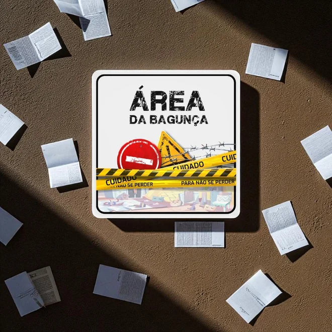 Luminária Quadrada Área da Bagunça Enfeite de Porta Criativo Bivolt