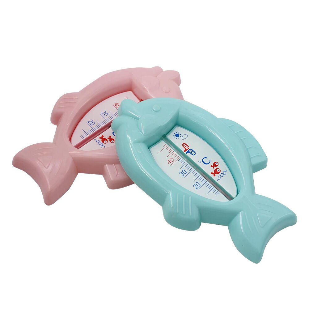 Termômetro de Banho Bebê Infantil Monitor Temperatura da Água - Peixe Rosa